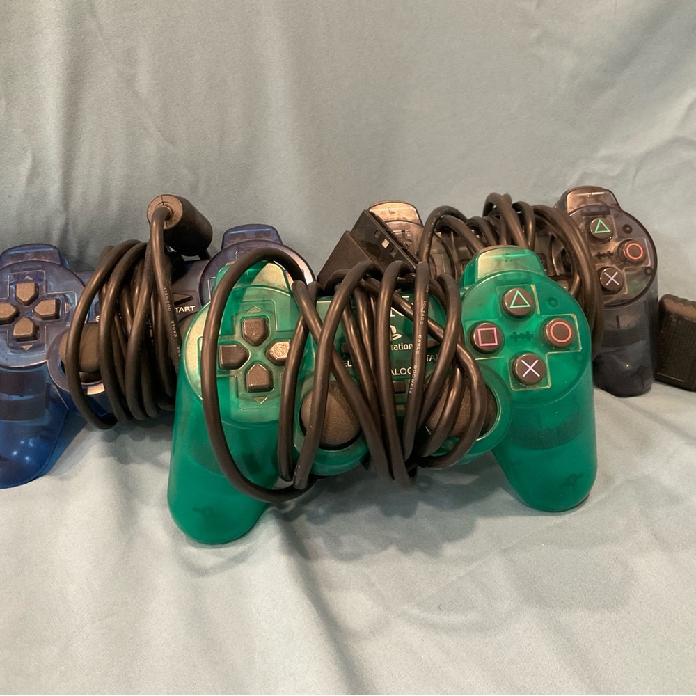 Three lightly used wired PS3 controllers